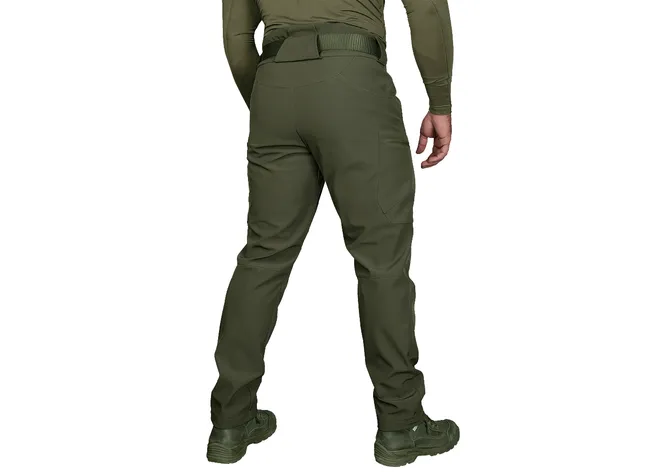 Штани Camotec SoftShell Vent Mesh Олива Фото 2